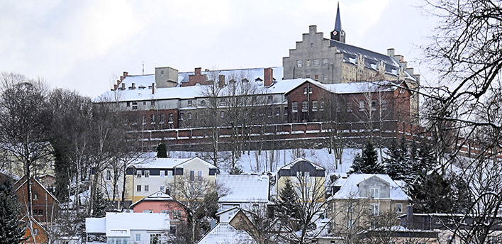 Schloss Hoheneck im Winter