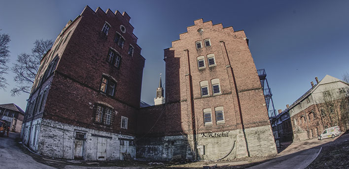 Künstlerisches Foto des Schlosses Hoheneck